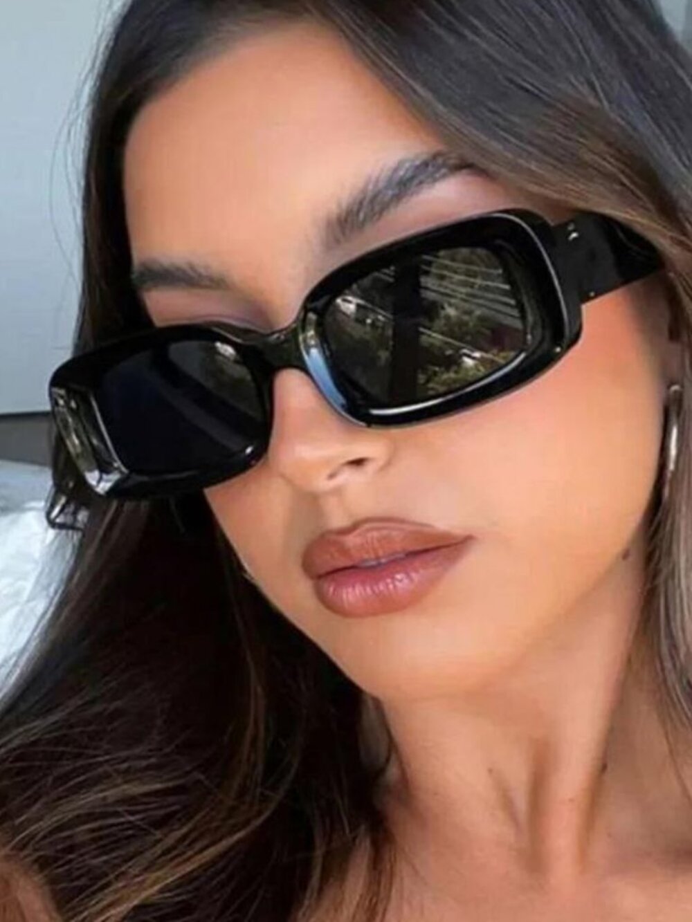 Vintage Rectangle Sunglasses